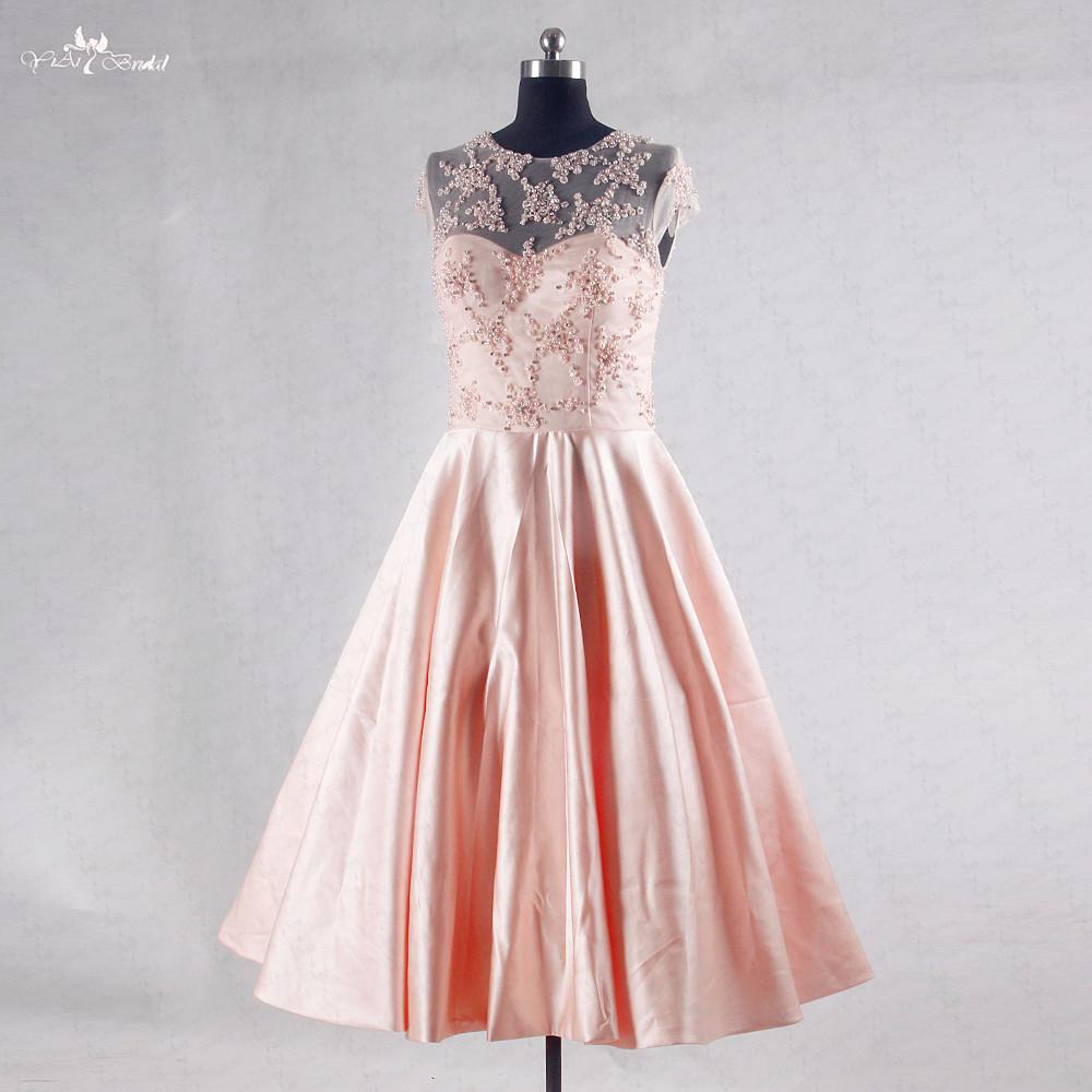 Cap Sleeve A Line Pearls Beading Knee Length Peach Pink Short Homecoming Dresses,220029