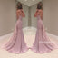 One-Shoulder Mermaid Prom Dress, Charming Beaded Prom Dress, D580