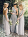 Convertible A-line Backless Jersey Inexpensive Bridesmaid Dress, FC2529
