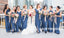 Mismatched Chiffon Bridesmaid Dress, Floor-Length Cheap A-Line Bridesmaid Dress, D1034